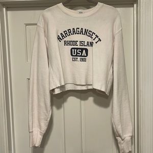 Cropped sweatshirt